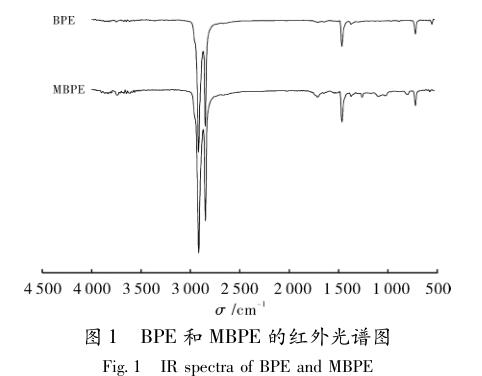 BPE 和 MBPE 的紅外光譜圖